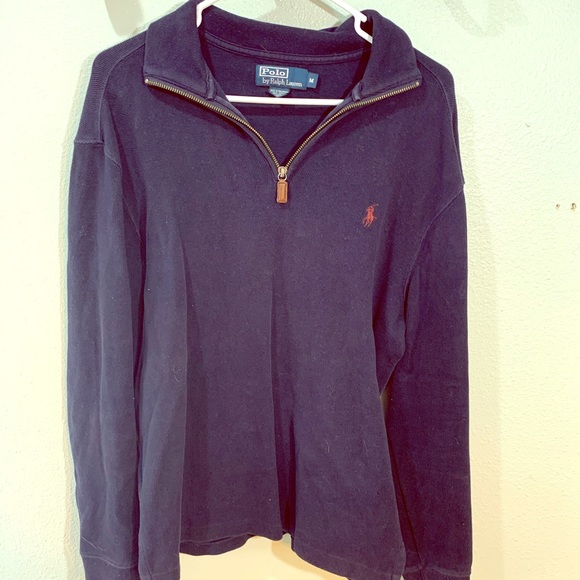 Polo Ralph Lauren pullover men’s size Med 1/4 zip - Picture 1 of 3